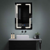 LED Spiegel Vertikal | Touch-Schalter | Anti-Beschlag-Funktion | Neutralweißes Licht - Reyze Seria Salono Model 2